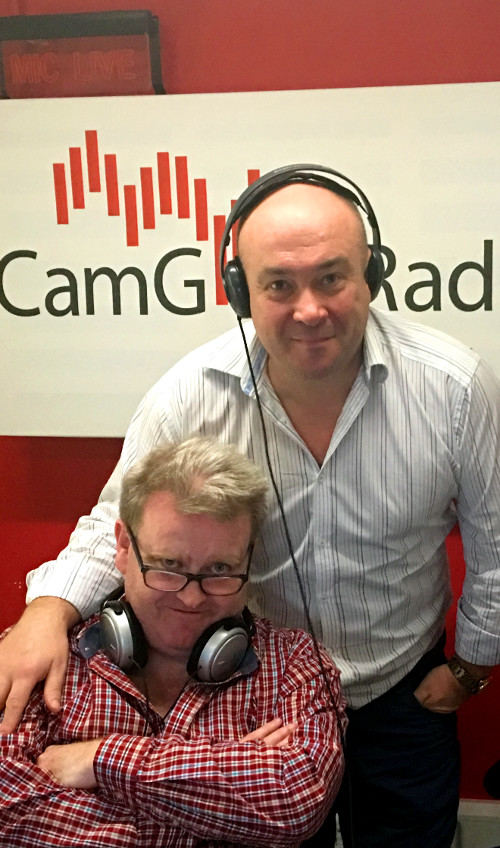 Raymond Mearns & Bob Cochrane in CamGlen Studio 1